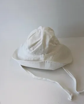 Baby Sun Hat White Small