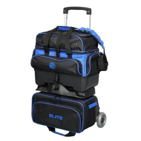 ELITE 4 Ball Stackable Roller Royal/Black Bowling Bag