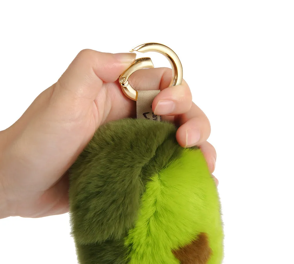 Fluffy Avocado Keyring