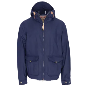 Giubbino Manifattura Ceccarelli Hooded Blazer Coat Blu Navy