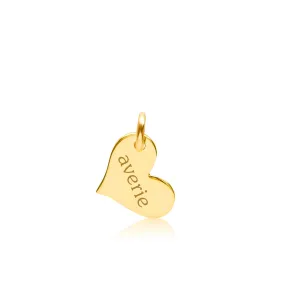 Gold Heart Tag