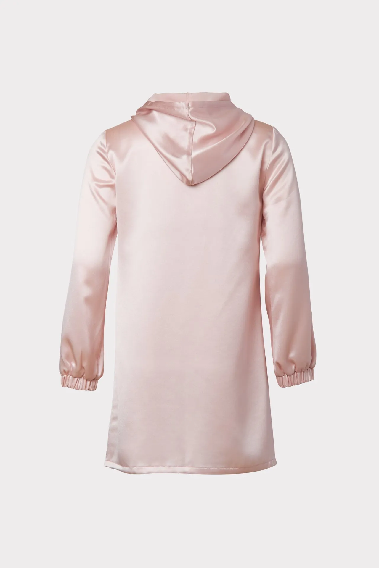 Milly Minis Talia Hammered Satin Hoodie