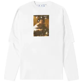 Off-White Caravaggio Boy Double Sleeve Tee White