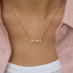 Pavé MAMA Necklace