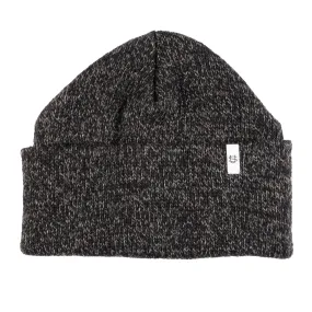 Ragg Wool Beanie - Black Melange